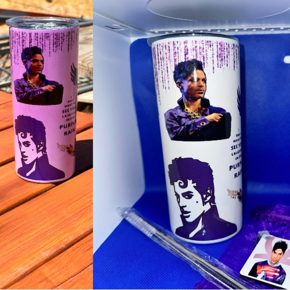 Prince color changing tumbler and keychain